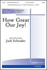 How Great Our Joy SATB choral sheet music cover